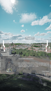 Lietuvos nacionalinis muziejus ant Gedimino kalno virtualiosios realybės integracija