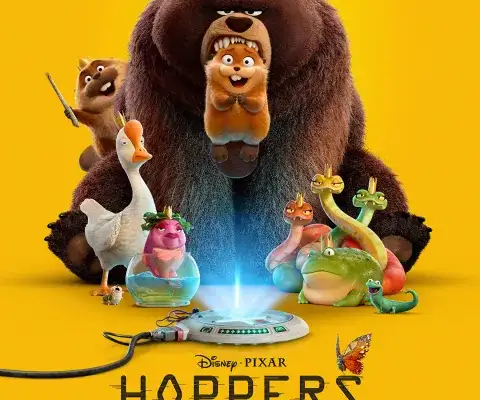 filmas vaikams šokliai hoppers