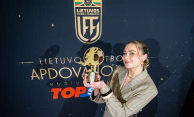 Lietuvos futbolininke išrinkta Rimantė Jonušaitė