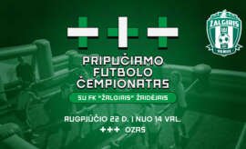 pripučiamo futbolo čempionatas Vilniuje